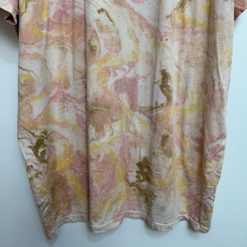 Electric & Rose Anthropologie Billy Gravity Tie Dye T-Shirt Dress Large - Picture 10 of 13